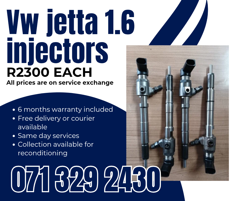 VW JETTA 1.6 DIESEL INJECTORS FOR SALE WITH WARRANTY ON - Private Seller VW JETTA 1.6 DIESEL INJECTORS FOR SALE WITH WARRANTY ON - Private Seller