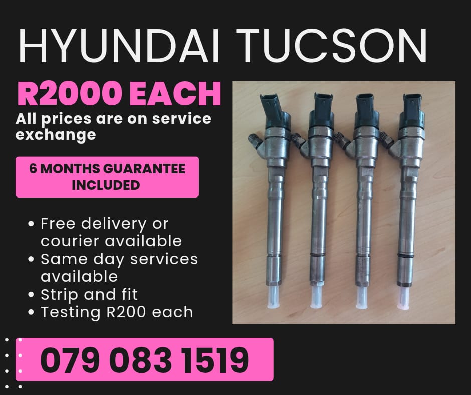 HYUNDAI TUCSON INJECTORS FOR SALE WITH WARRANTY INCLUDED - Private Seller