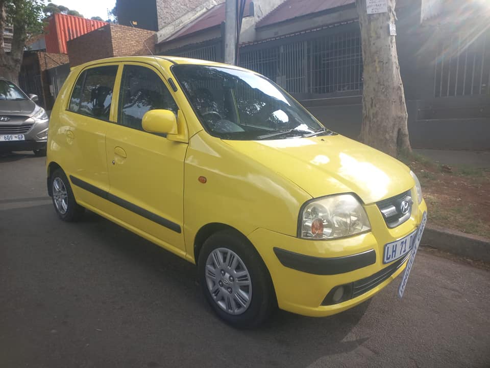 2007 HYUNDAI ATOS PRIME 1.1 GLS PETROL, MANUAL, YELLOW COLOR, MILEAGE 138000KMS