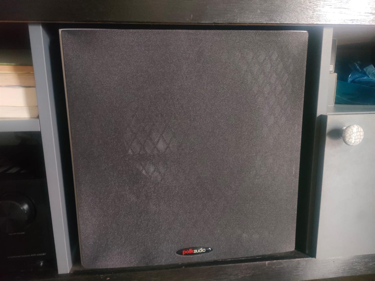 Denon amp and Polk speakers Bookshelf 2Tower 2Center speaker 1 Polk sub