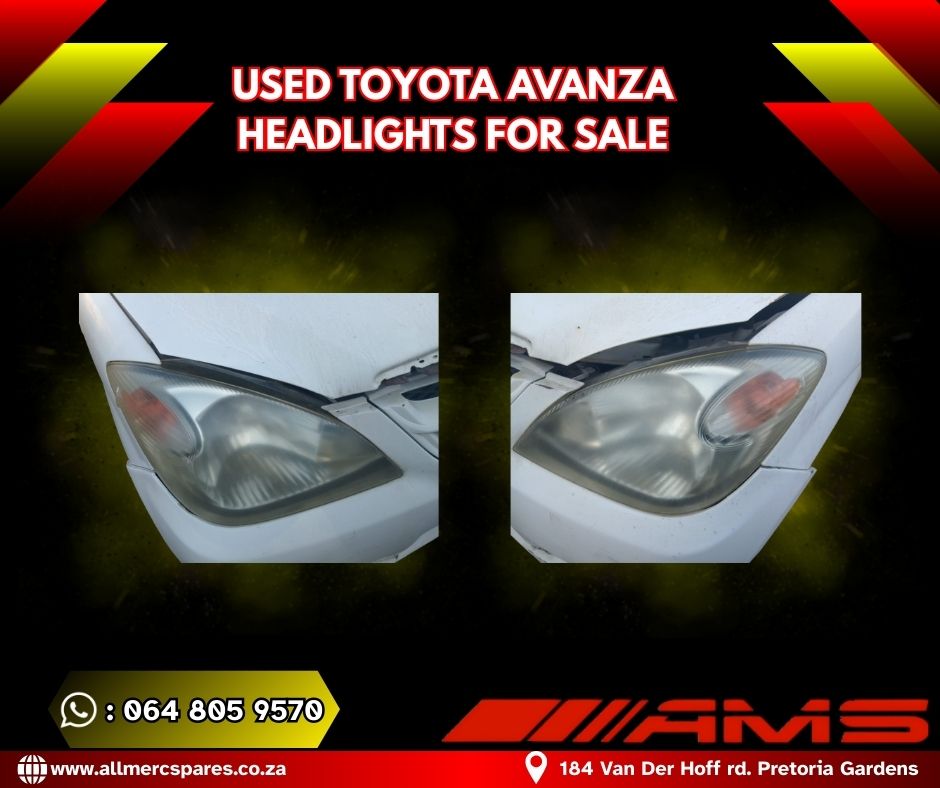 USED TOYOTA AVANZA HEADLIGHTS – FOR SALE (SUBJECT TO AVAILABILITY) - Private Seller USED TOYOTA AVANZA HEADLIGHTS – FOR SALE (SUBJECT TO AVAILABILITY) - Private Seller