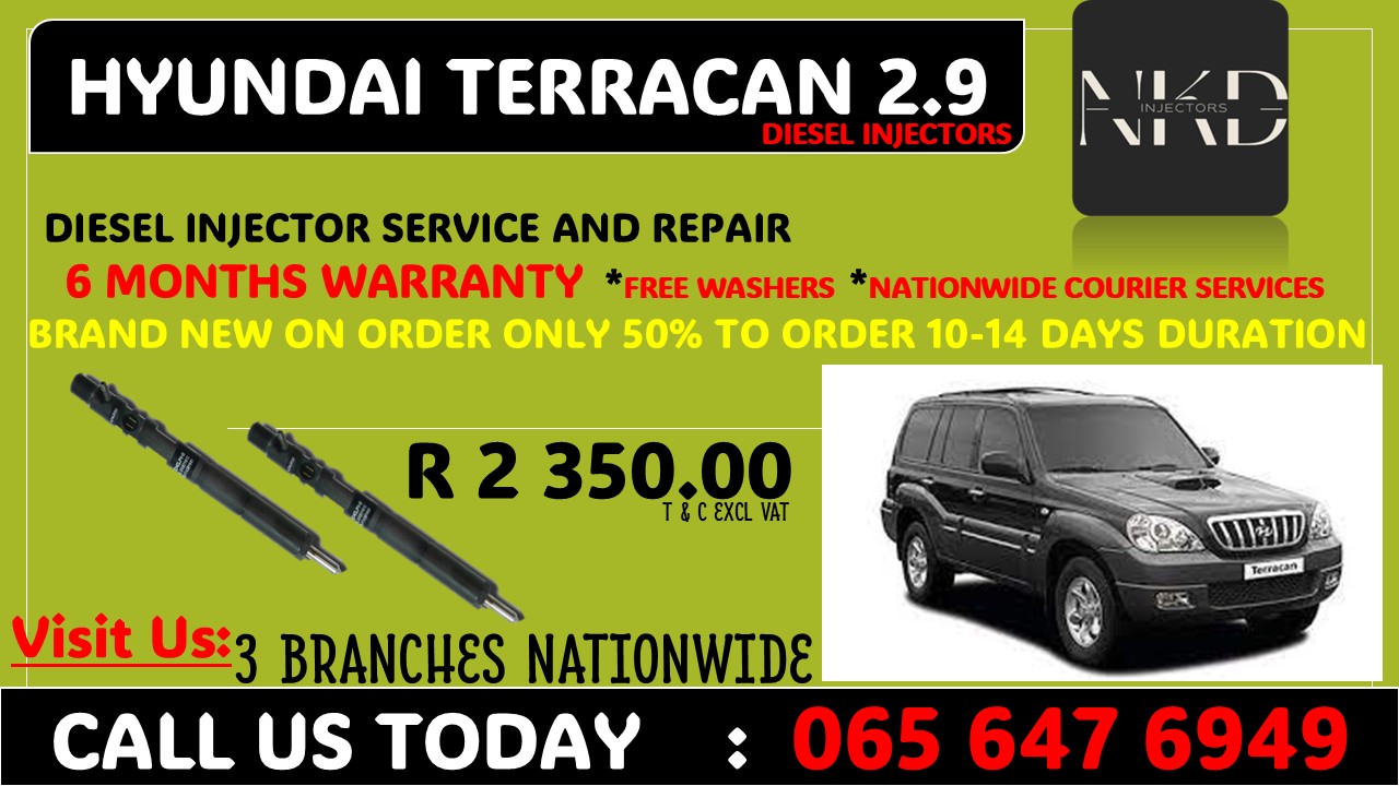 HYUNDAI TERRICAN 2.9 DIESEL INJECTORS - Private Seller HYUNDAI TERRICAN 2.9 DIESEL INJECTORS - Private Seller