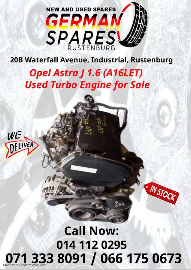 Opel Astra J 1.6 Used Engine for Sale - Private Seller Opel Astra J 1.6 Used Engine for Sale - Private Seller