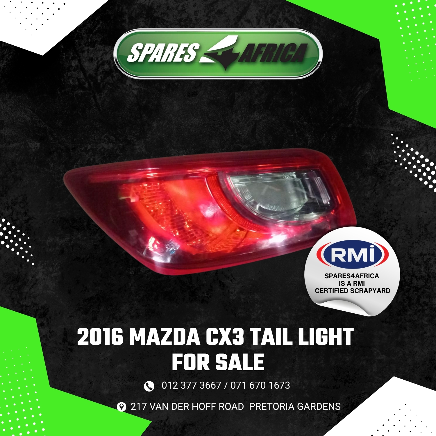 2016 MAZDA CX-3 TAIL LIGHT (NEW) – FOR SALE - Private Seller 2016 MAZDA CX-3 TAIL LIGHT (NEW) – FOR SALE - Private Seller