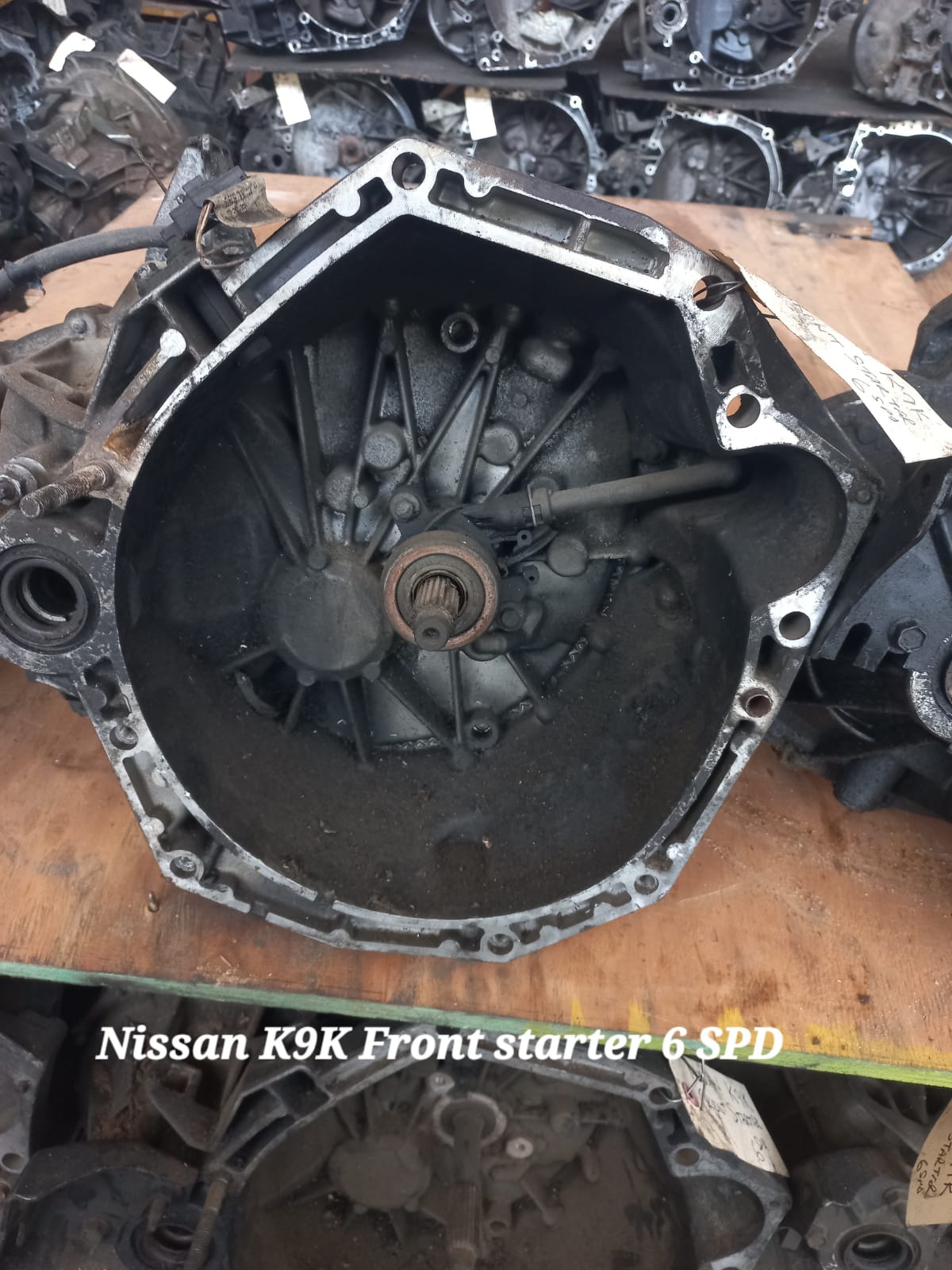 NISSAN K9K FRONT STARTER 6 SPEED MANUAL GEARBOX