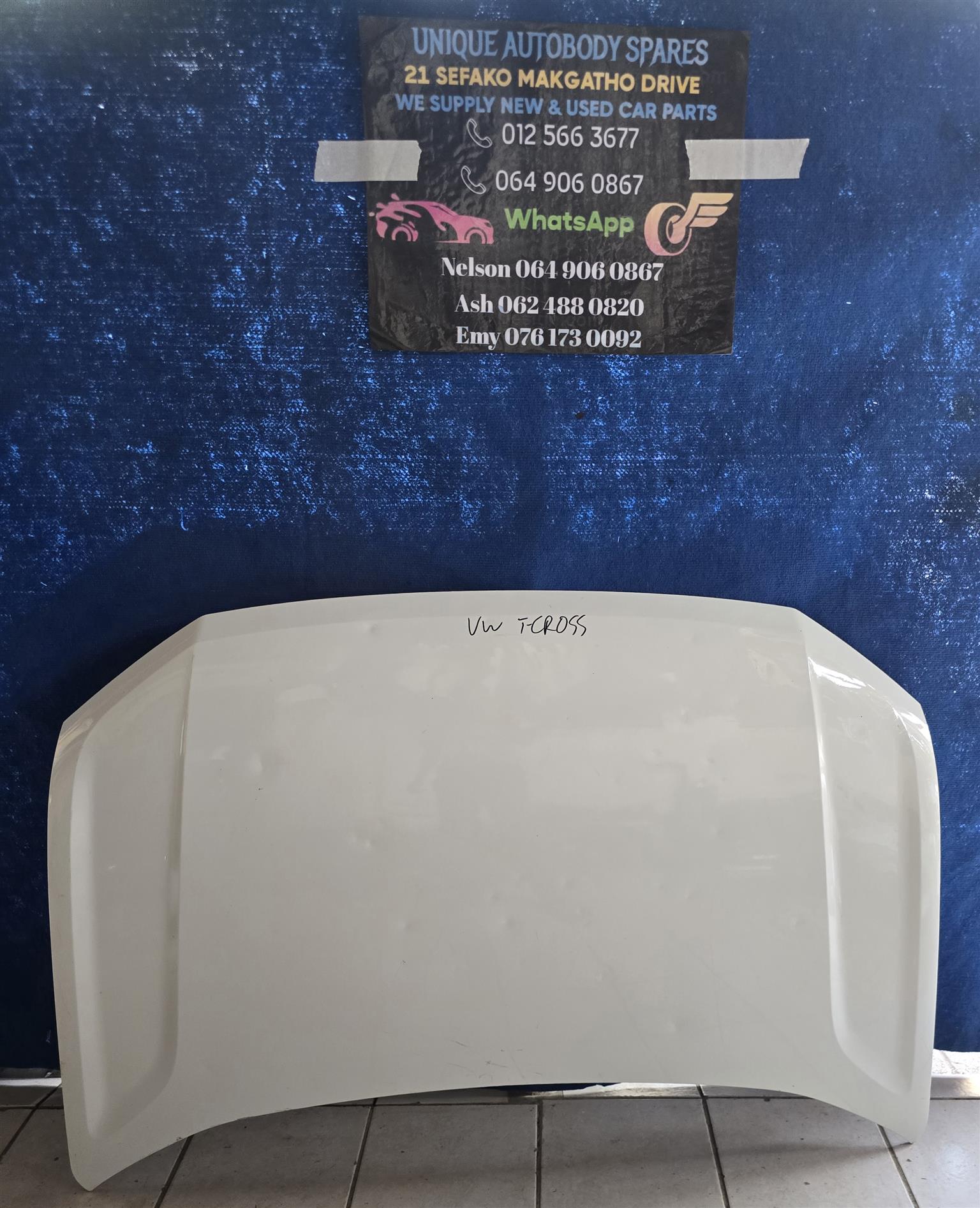 Vw T Cross bonnet Vw T Cross bonnet