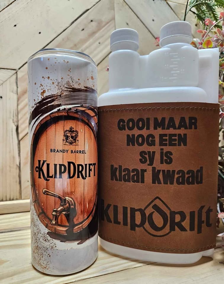 Brandy, Whiskey, Rum Combo Tumbler and squeezy bottle