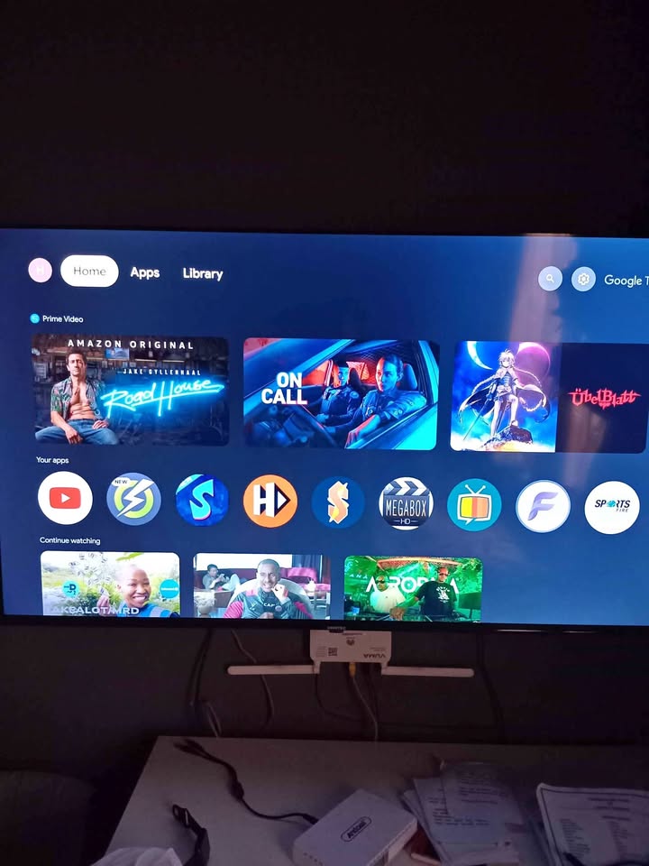Sinotec Google smart TV 50 inch,3 month old,loaded with streaming apps for movies, series and sports