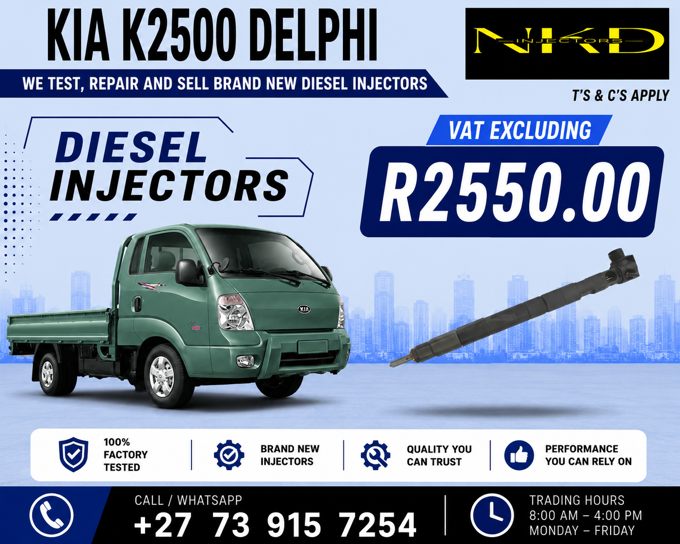 Kia_K2500_Delphi_Injectors - Private Seller Kia_K2500_Delphi_Injectors - Private Seller