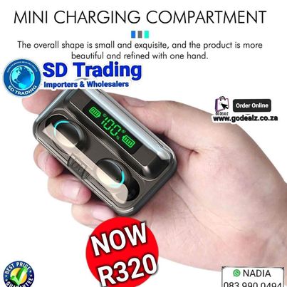 True Wireless Earbuds with Powerbank F9-5