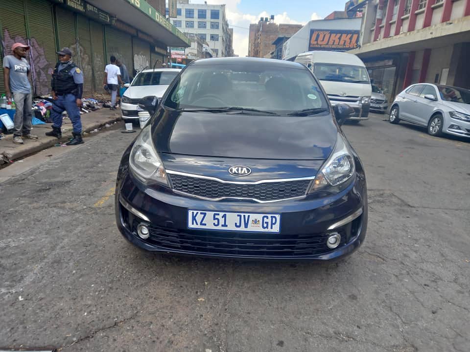 2017 KIA RIO 1.4 TEC PETROL, MANUAL TRANSMISSION, DARK BLUE COLOR, MILEAGE 66000KM