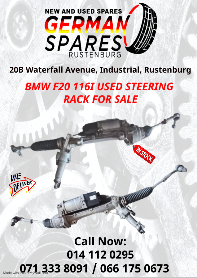 BMW F20 116I Used Electronic Steering Rack for Sale - Private Seller BMW F20 116I Used Electronic Steering Rack for Sale - Private Seller