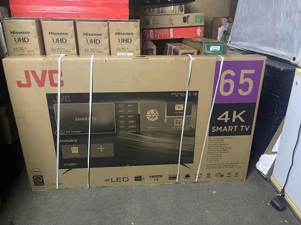 Brand new jvc 65 inch smart tv is on sapical