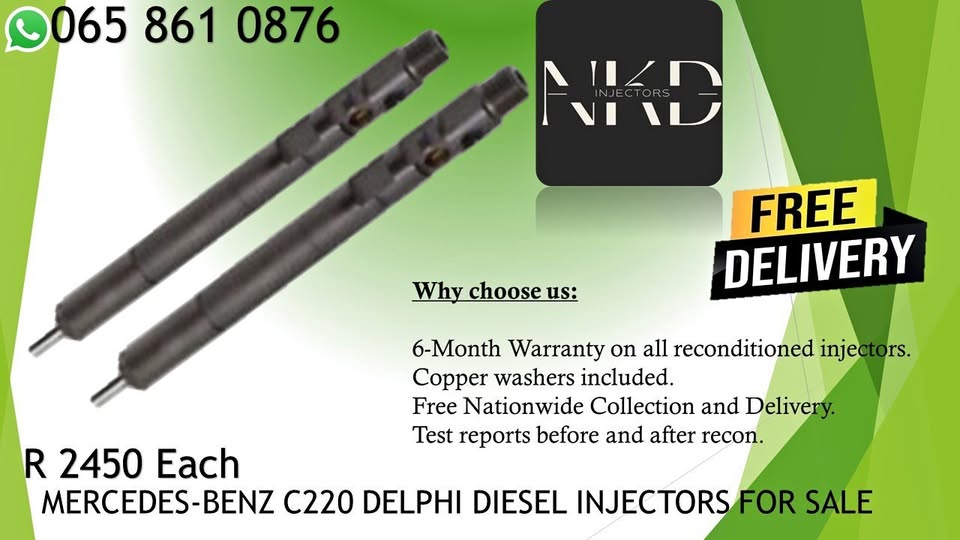 MERCEDES BENZ C220 DIESEL INJECTORS FOR SALE