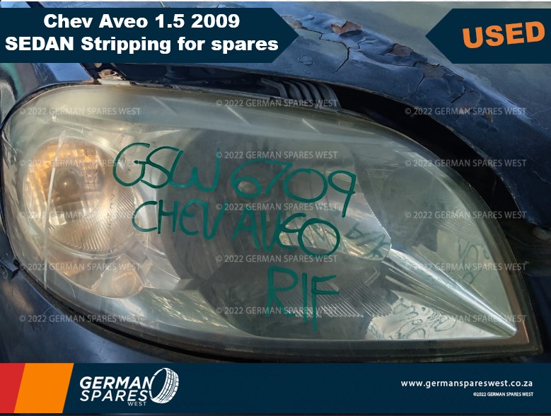 We stripping a Chev Aveo 1.5 2009 Sedan for used spares - Private Seller We stripping a Chev Aveo 1.5 2009 Sedan for used spares - Private Seller