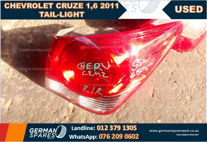 CHEVROLET CRUZE 1.6 2011 TAIL-LIGHT FOR SALE - Private Seller CHEVROLET CRUZE 1.6 2011 TAIL-LIGHT FOR SALE - Private Seller