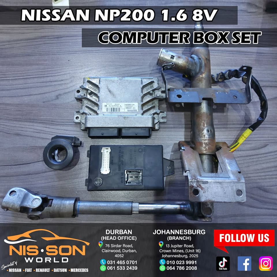 Nissan NP200 1.6 8V Computer Box Set - Private Seller Nissan NP200 1.6 8V Computer Box Set - Private Seller