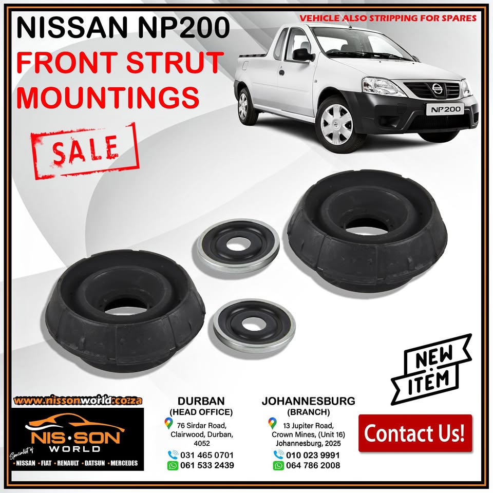 NISSAN NP200 FRONT STRUT MOUNTINGS - Private Seller NISSAN NP200 FRONT STRUT MOUNTINGS - Private Seller