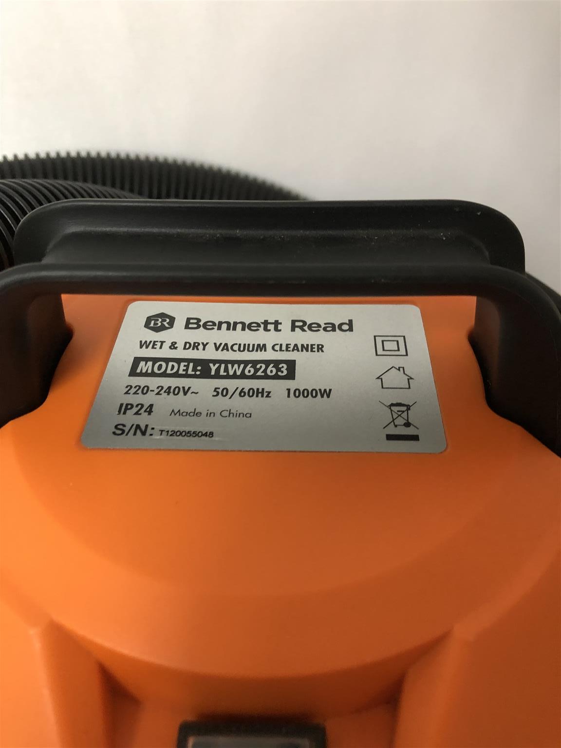 Vacuum Cleaner Bennett Read Wet and Dry YLW6263 1000W