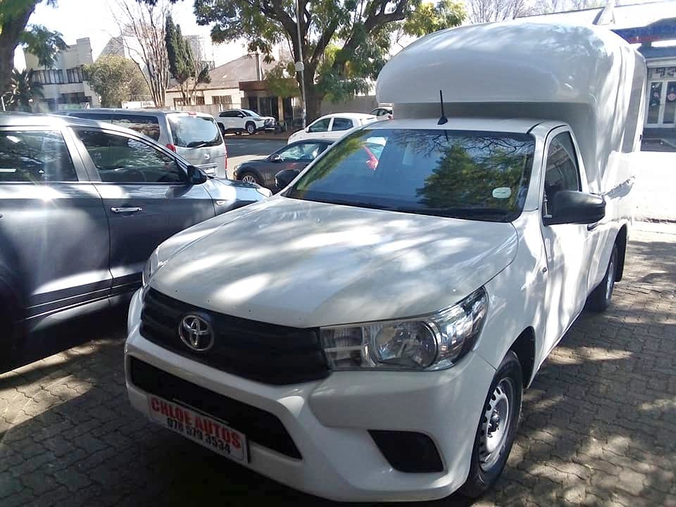2022 TOYOTA HILUX 2.4 GD6 4X2 LOWBASE SINGLE CAB MANUAL WHITE DIESEL CANOPY SPARE KEY SERVICE