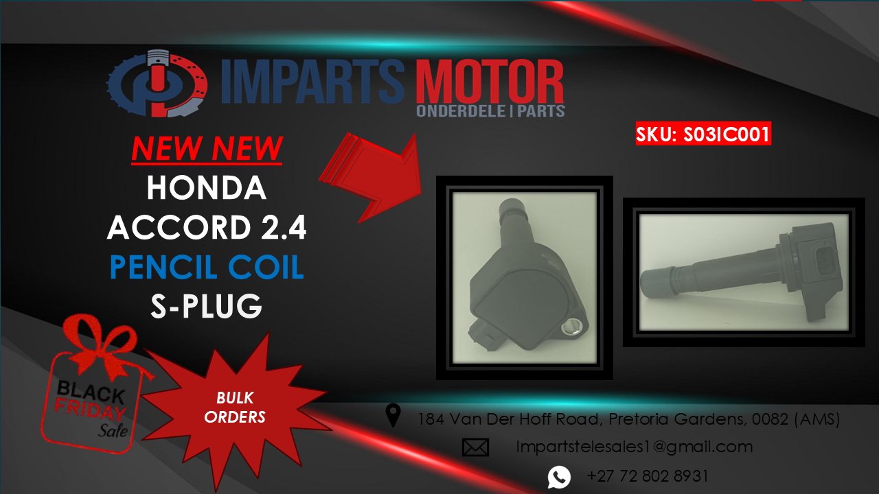 HONDA ACCORD 2.4 PENCIL COIL S PLUG - Private Seller HONDA ACCORD 2.4 PENCIL COIL S PLUG - Private Seller