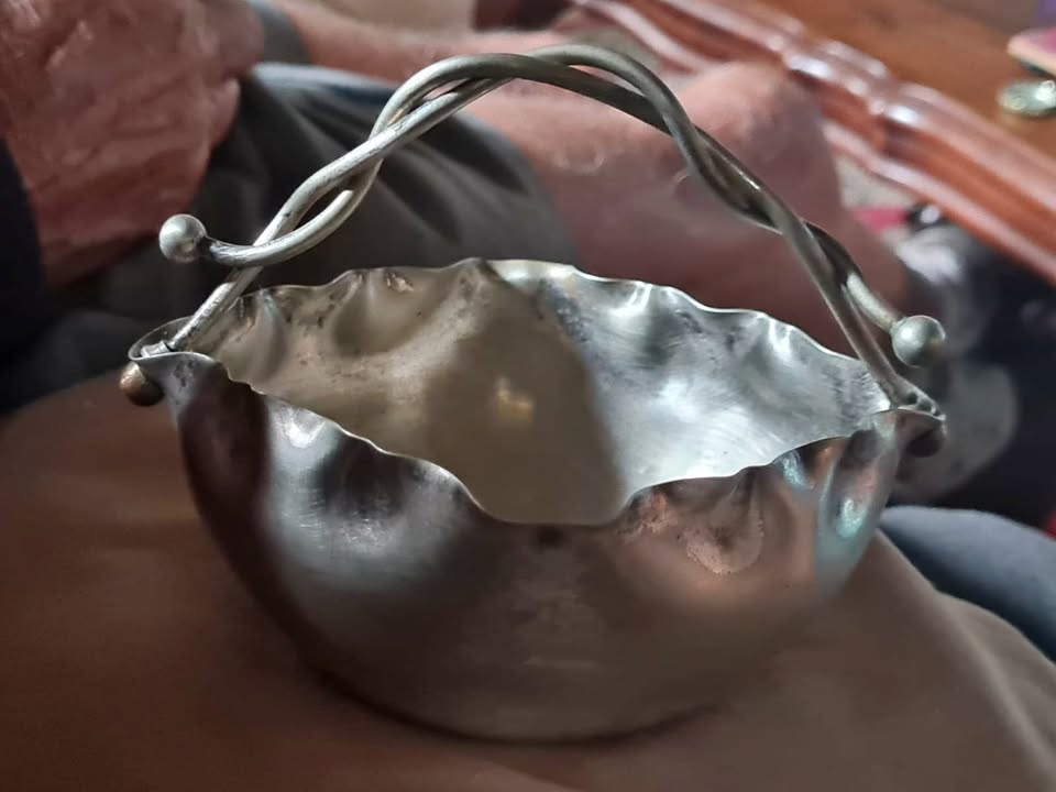 Antique art nouveau sugar candy bowl