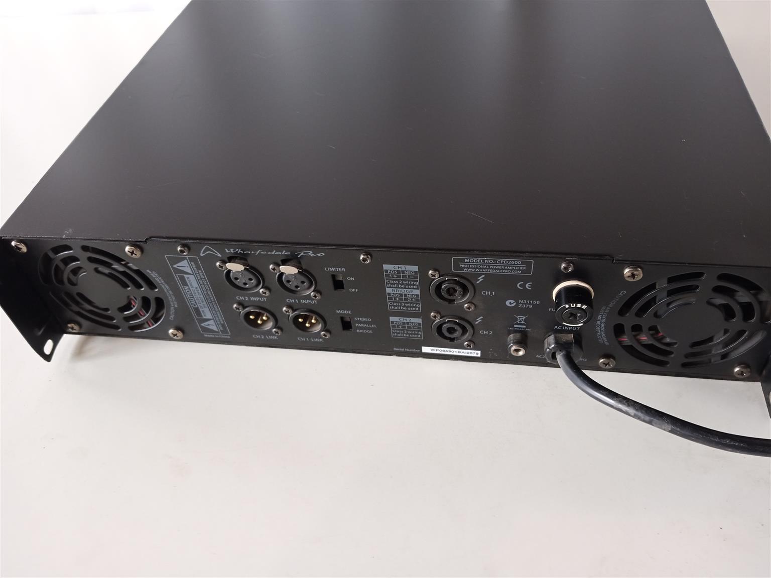 Wharfedale Pro CPD2600 Power Amplifier