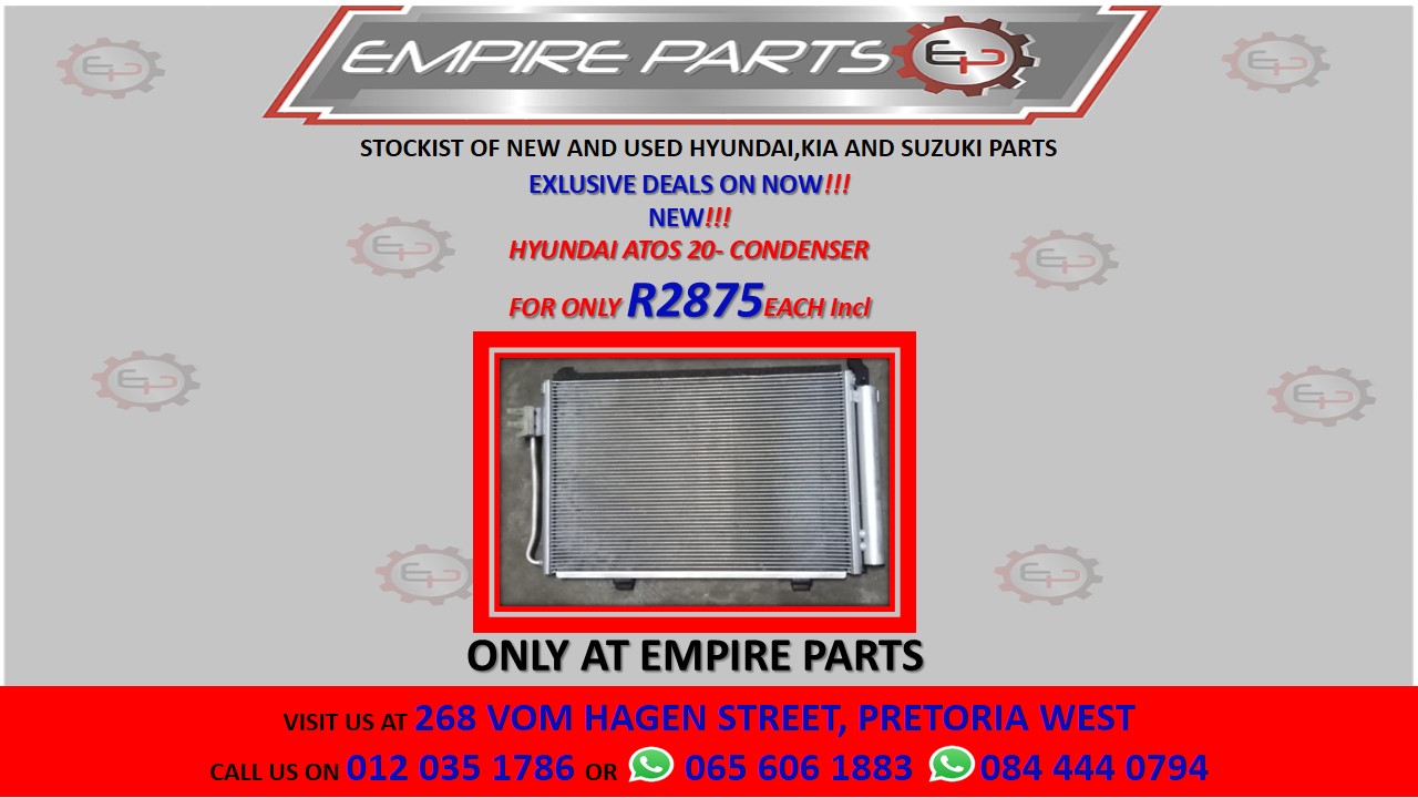 HYUNDAI ATOS 20- CONDENSER - Private Seller HYUNDAI ATOS 20- CONDENSER - Private Seller