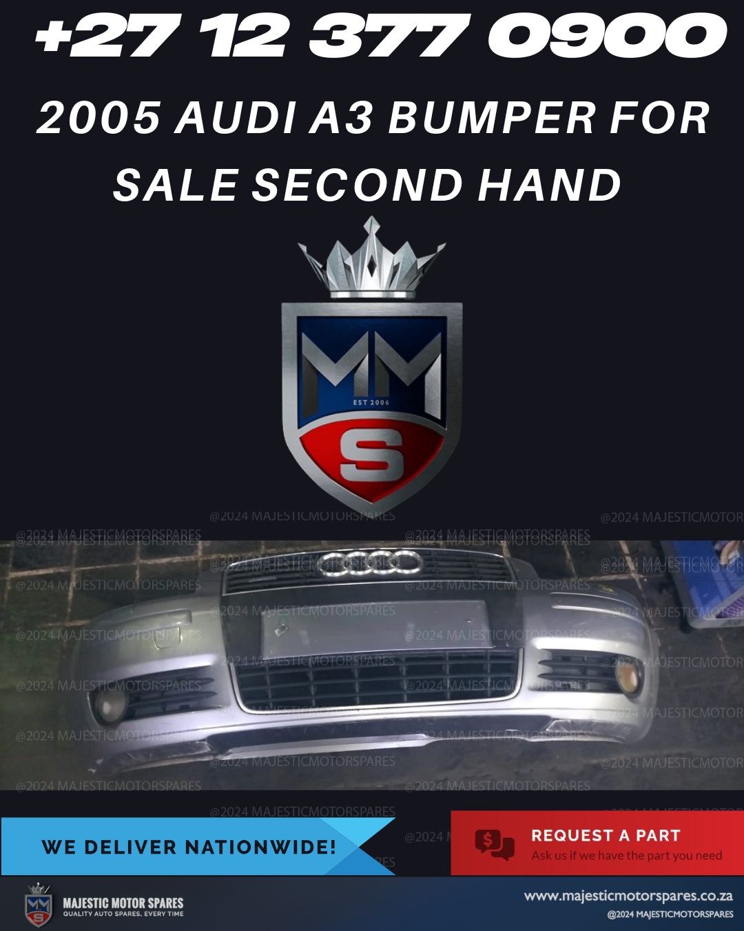 Audi A3 2005 Bumper Genuine Used Audi Spare Part for Sale - Private Seller Audi A3 2005 Bumper Genuine Used Audi Spare Part for Sale - Private Seller