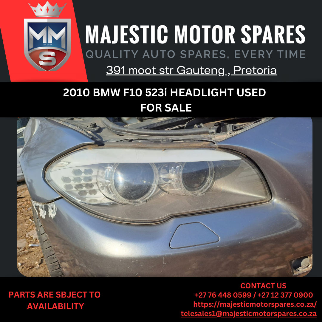 2010 Bmw F10 523i Headlight - Private Seller 2010 Bmw F10 523i Headlight - Private Seller