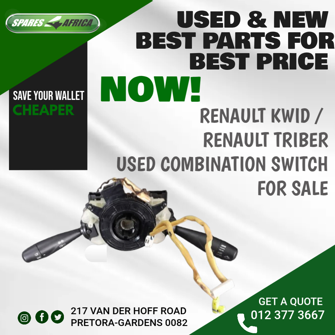 RENAULT KWID / RENAULT TRIBER USED COMBINATION SWITCH - Private Seller RENAULT KWID / RENAULT TRIBER USED COMBINATION SWITCH - Private Seller