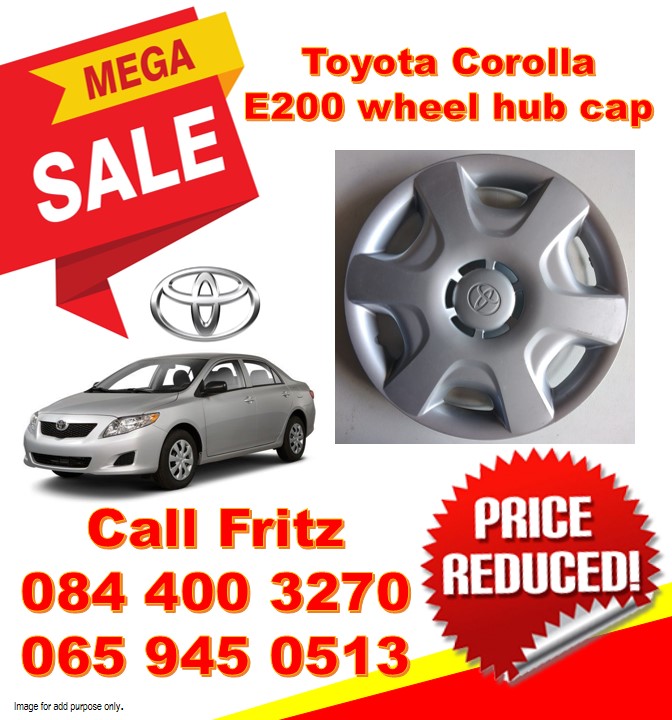 Toyota Corolla E200 wheel hub cap for sale. - Private Seller Toyota Corolla E200 wheel hub cap for sale. - Private Seller