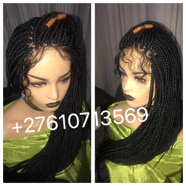 Lace front braided wigs 