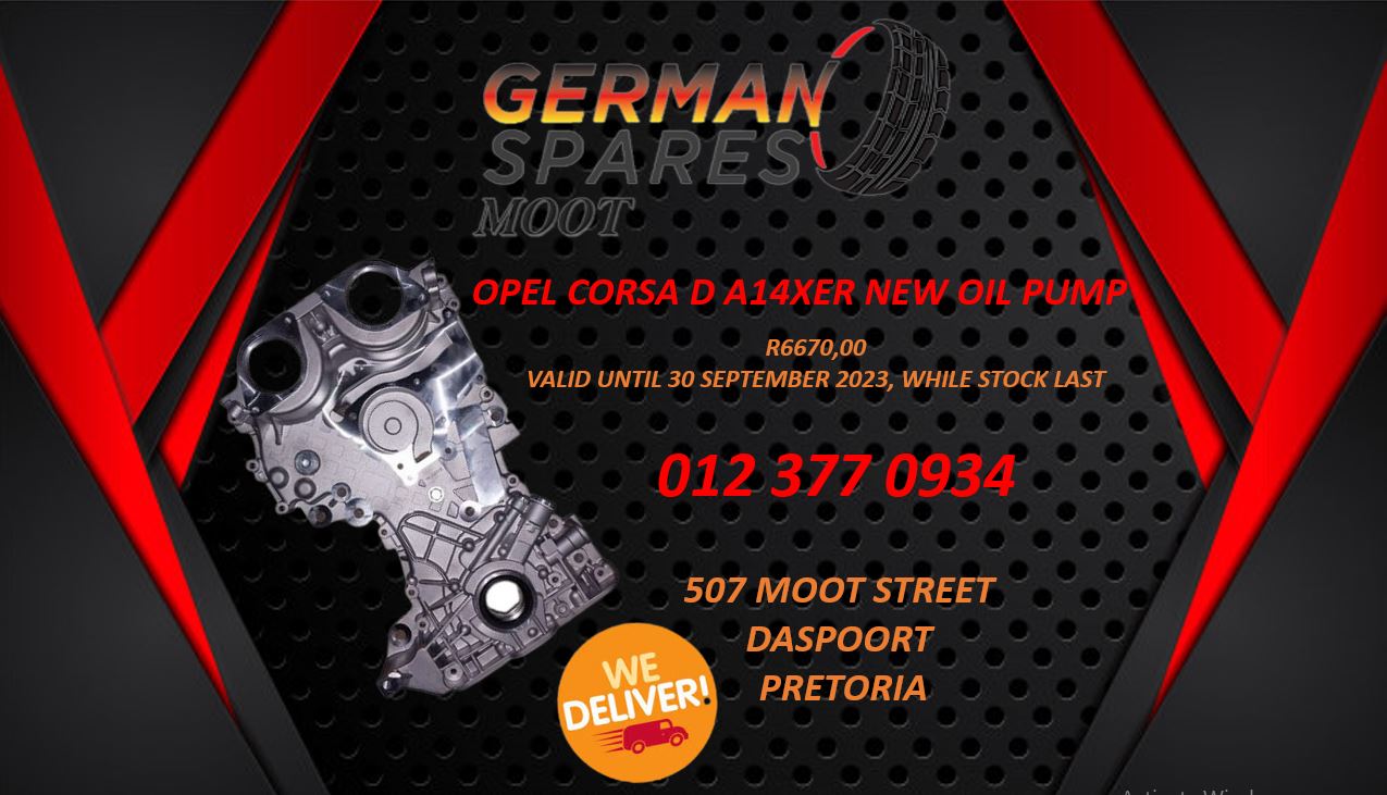 SPRING SPECIAL !!! Opel Corsa D A14XER Oil Pump for Sale - Private Seller
