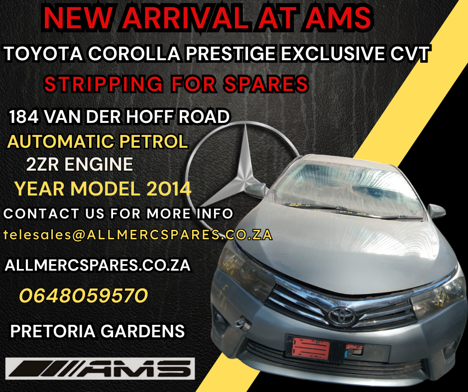 USED TOYOTA COROLLA PRESTIGE EXCLUSIVE CVT 2TR ENGINE – STRIPPING FOR SPARES! - Private Seller USED TOYOTA COROLLA PRESTIGE EXCLUSIVE CVT 2TR ENGINE – STRIPPING FOR SPARES! - Private Seller