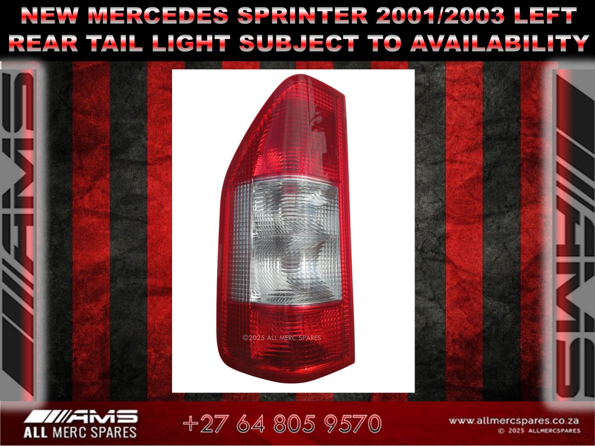 NEW MERCEDES SPRINTER 2001–2003 LEFT REAR TAIL LIGHT – QUALITY GUARANTEED - Private Seller NEW MERCEDES SPRINTER 2001–2003 LEFT REAR TAIL LIGHT – QUALITY GUARANTEED - Private Seller