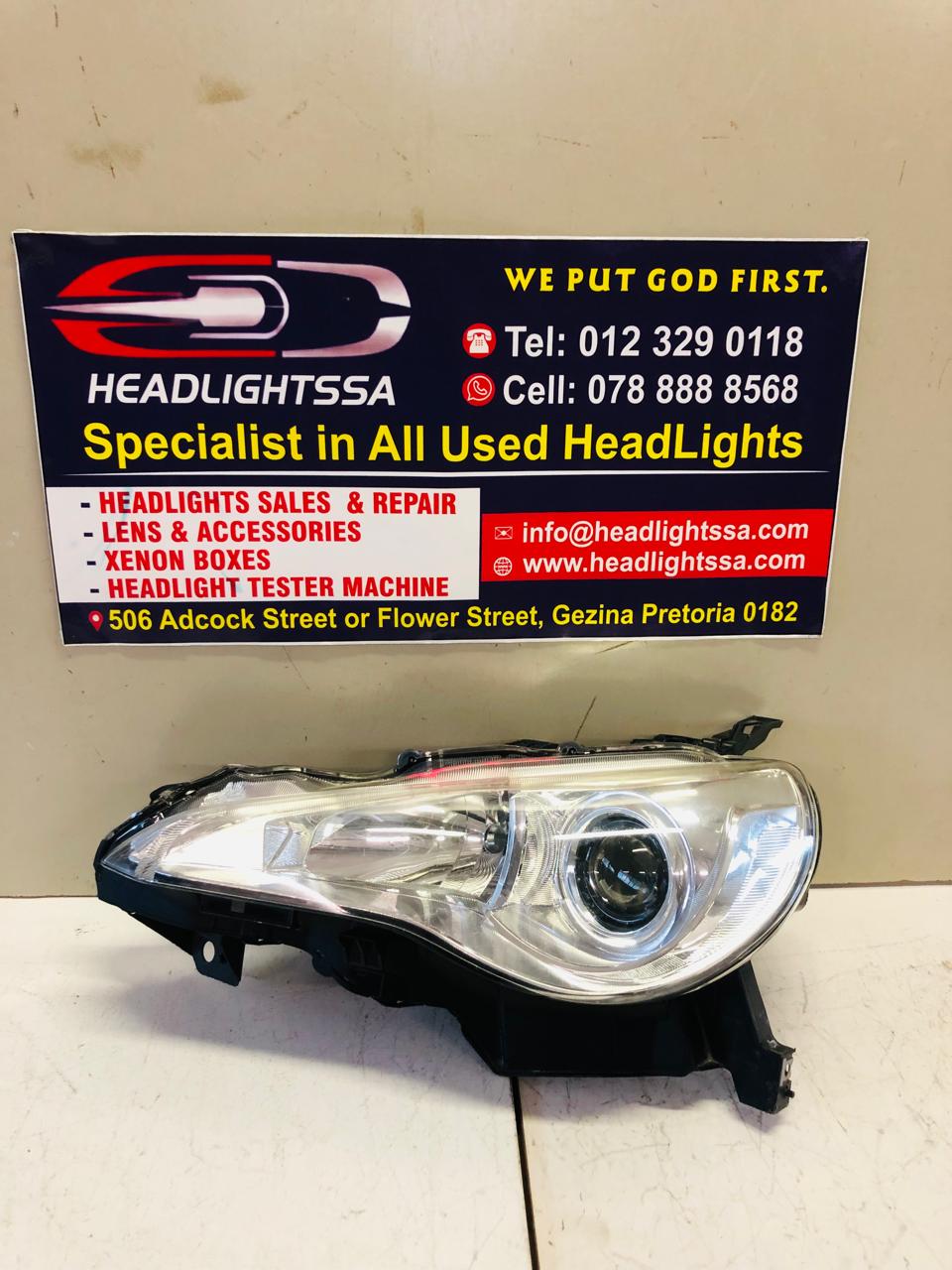 Toyota GT86 and Subaru BRZ left side xenon headlight (2014) - Private Seller Toyota GT86 and Subaru BRZ left side xenon headlight (2014) - Private Seller