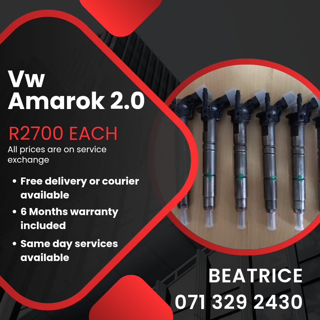 VW AMAROK 2.0 INJECTORS FOR SALE WITH WARRANTY INCLUDED - Private Seller