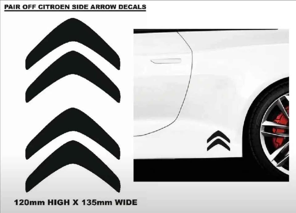 Citroen VTS badges emblems decals stickers - Private Seller