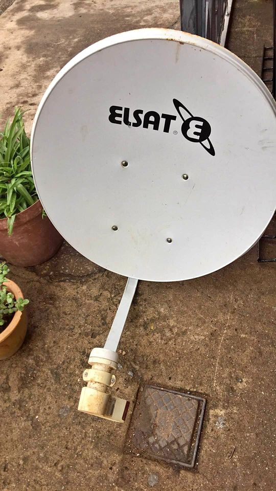Elsat satellite dish with LNB Elsat satellite dish with LNB