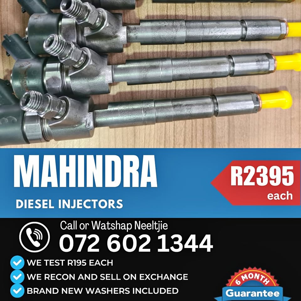 Mahindra diesel injectors for sale on exchange or to recon yours - Private Seller