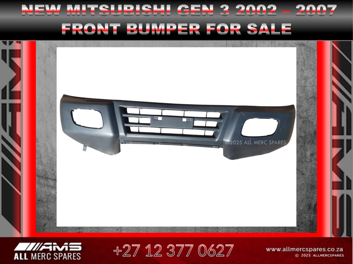 NEW MITSUBISHI PAJERO GEN 3 FRONT BUMPER (2002–2007)