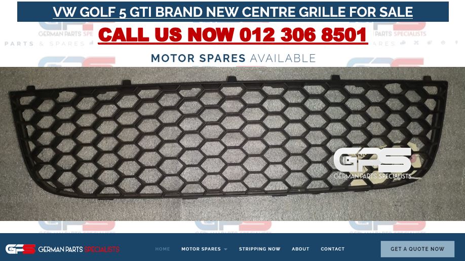 VW GOLF 5 GTI BRAND NEW CENTRE GRILLE FOR SALE - Private Seller VW GOLF 5 GTI BRAND NEW CENTRE GRILLE FOR SALE - Private Seller