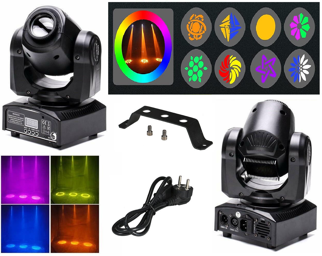Professional Disco Moving Head GOBO Light DMX512 Stage DJ Party Light. Brand NEW
