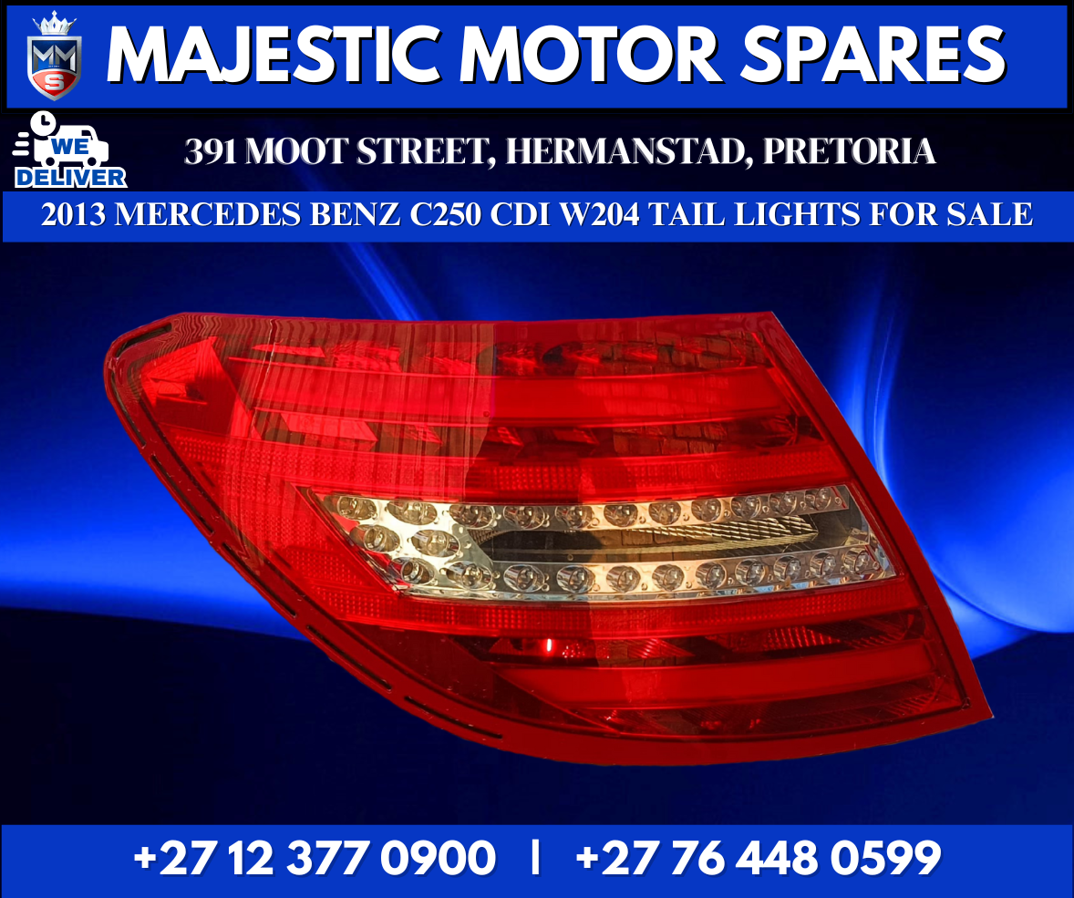 2013 Mercedes-Benz C250 CDI BlueEFFICIENCY W204 Tail Lights – Used for Sale - Private Seller 2013 Mercedes-Benz C250 CDI BlueEFFICIENCY W204 Tail Lights – Used for Sale - Private Seller