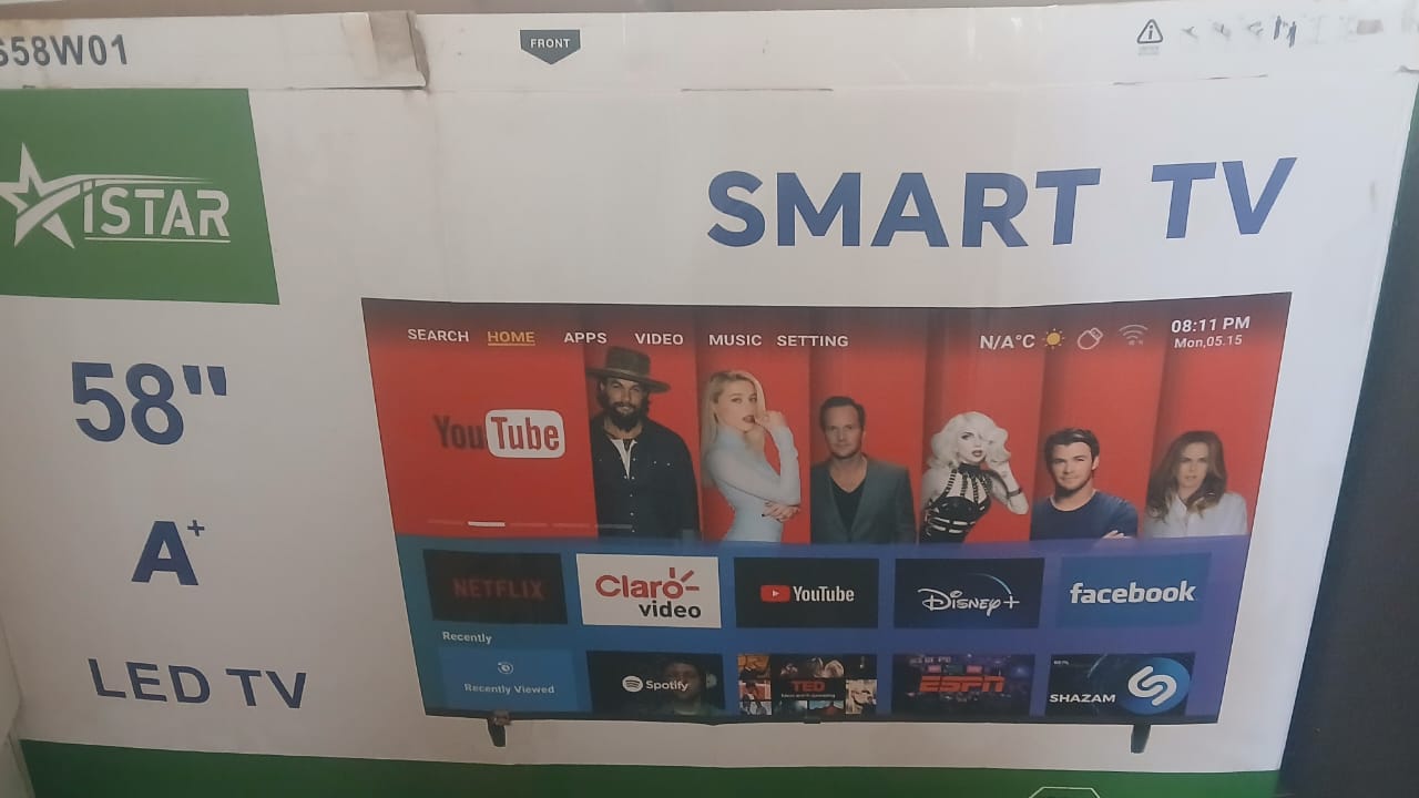 ISTAR Smart LED TV, 58 inches 2 months old