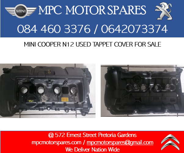 MINI COOPER N12 USED TAPPET COVER FOR SALE - Private Seller MINI COOPER N12 USED TAPPET COVER FOR SALE - Private Seller