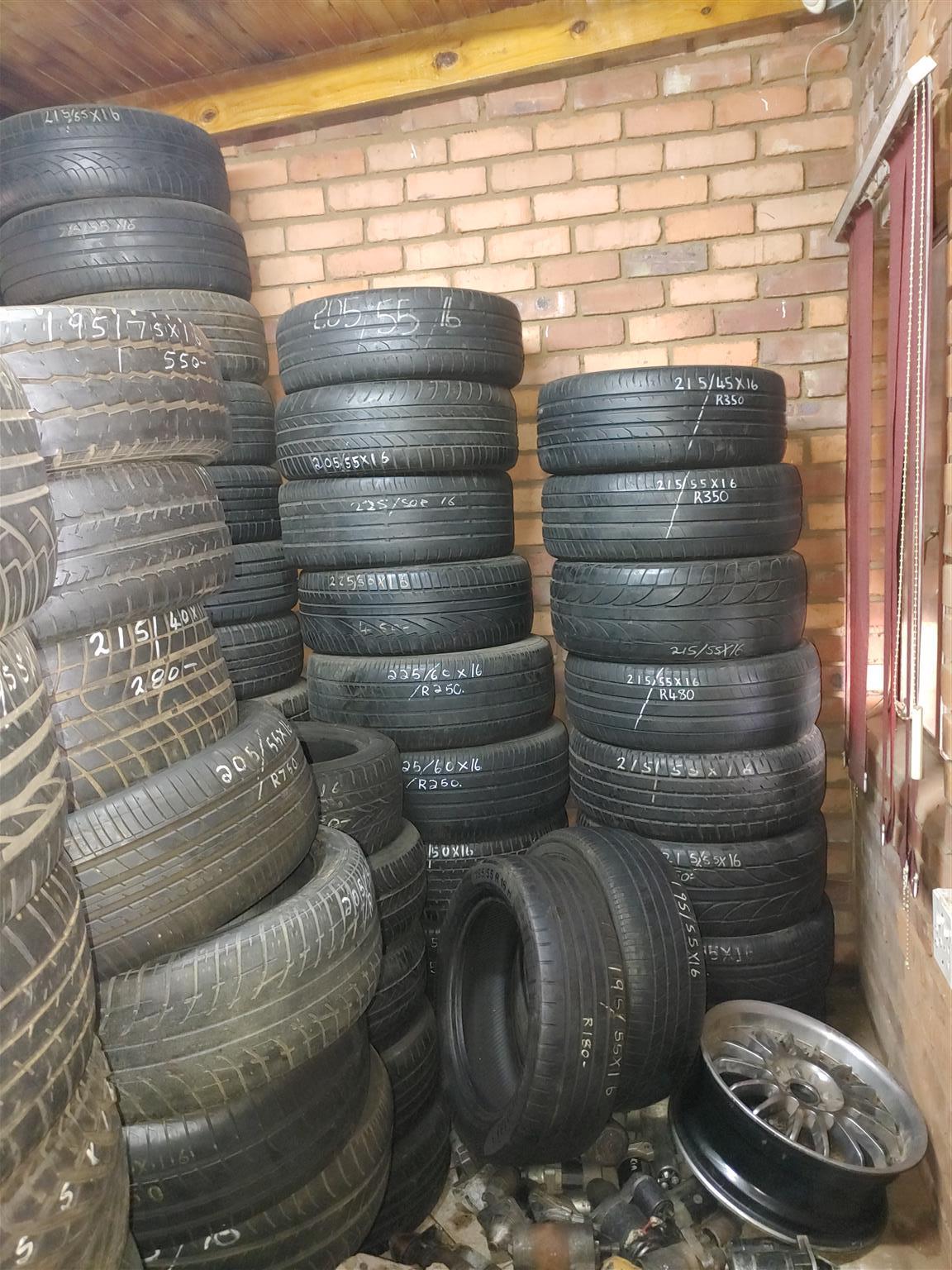 TYRES VARIOUS SIZES  AND MAKES FOR SALE TYRES VARIOUS SIZES  AND MAKES FOR SALE