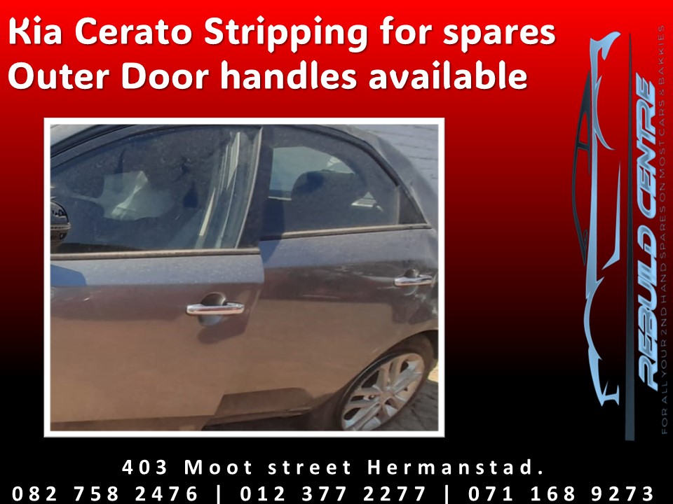 Kia Cerato Outer door handles available for sale. - Private Seller Kia Cerato Outer door handles available for sale. - Private Seller