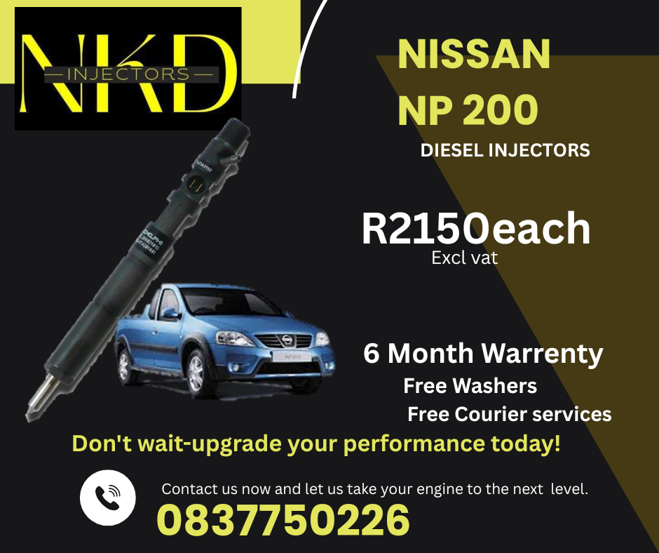 NISSAN NP200 DIESEL INJECTORS FOR SALE - Private Seller NISSAN NP200 DIESEL INJECTORS FOR SALE - Private Seller